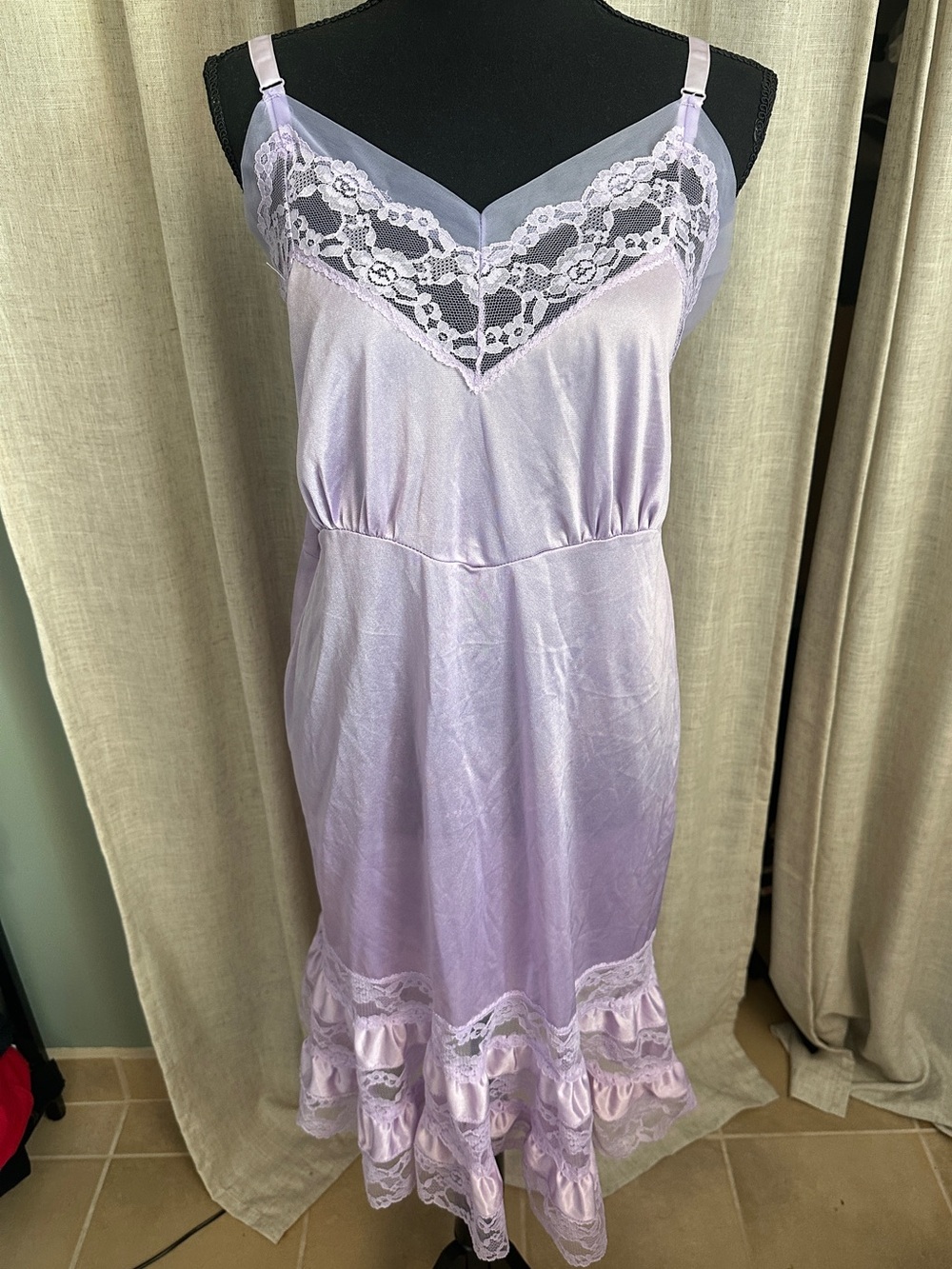 Vintage Lavender Slip/Nightgown